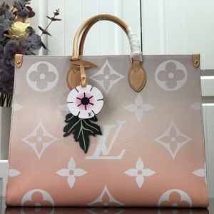 루이비통 LOUIS VUITTON 2021 SS 그라데이션 온더고 토트백 GM 핑크 M57640 커스텀급