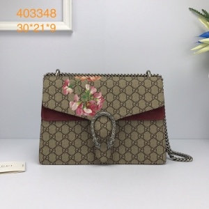 구찌 GUCCI 2021 SS GG 디오니소스 미듐 숄더백 플라워 버건디 403348 커스텀급