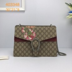 구찌 GUCCI 2021 SS GG 디오니소스 미듐 숄더백 플라워 버건디 403348 커스텀급
