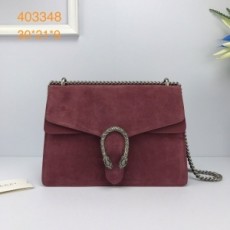 구찌 GUCCI 2021 SS GG 디오니소스 미듐 숄더백 스웨이드 버건디 403348 커스텀급