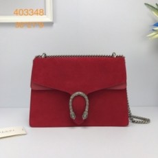 구찌 GUCCI 2021 SS GG 디오니소스 미듐 숄더백 스웨이드 레드 403348 커스텀급