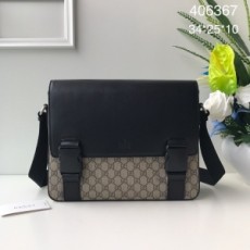 구찌 GUCCI 2021 SS GG 수프림 투톤 메신저백 쟈가드 블랙 406367 커스텀급