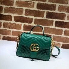 구찌 GUCCI 2021 SS GG 마몬트 마틀라세 미니 탑 핸들백 547260 커스텀급