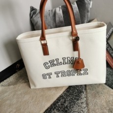 셀린느 CELINE 2021 SS 카바스 로고 프린팅 쇼퍼백 190062 커스텀급