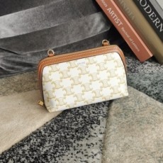 셀린느 CELINE 2021 SS 트리오페 로고 체인 클러치백 10E382 커스텀급