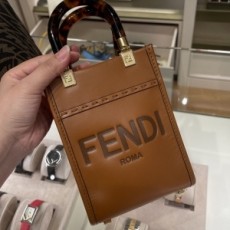 펜디 FENDI 2021 SS 션샤인 각인로고 미니 토트백 커스텀급