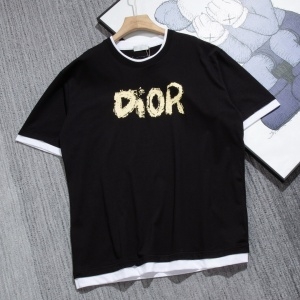 디올 DIOR 2021 SS 캐릭터 로고 투톤 남여공용 반팔티 커스텀급