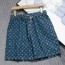 루이비통 LOUIS VUITTON 2021 SS 캐릭터 로고 데님 남성 반바지 커스텀급
