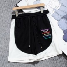 발렌시아가 BALENCIAGA 2021 SS 캐릭터 로고 투톤 남여공용 반바지 커스텀급