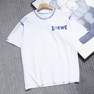 로에베 LOEWE 2021 SS 캐릭터 로고 자수 스티치 남성 반팔티 커스텀급
