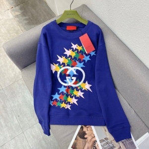 구찌 GUCCI 2021 SS 캐릭터 스타 프린트 블루 여성 긴팔티 커스텀급