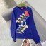 구찌 GUCCI 2021 SS 캐릭터 스타 프린트 블루 여성 긴팔티 커스텀급