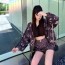 루이비통 LOUIS VUITTON 2021 SS 모노그램 바람막이 반바지 여성 세트 커스텀급