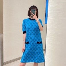 구찌 GUCCI 2021 SS 쟈가드 포켓 니트 여성 원피스 커스텀급
