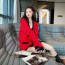 구찌 GUCCI 2021 SS 쟈가드 포켓 니트 여성 가디건 커스텀급