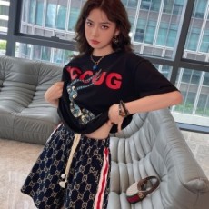 구찌 GUCCI 2021 SS 스네이트 로고 여성 반팔티 커스텀급