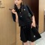 샤넬 CHANEL 2021 SS CC로고 카라 반팔티 반바지 여성 세트 커스텀급