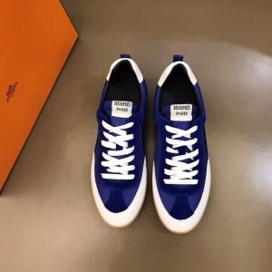에르메스 HERMES 2021 SS H로고 투톤 네이비 남성 슈즈 커스텀급