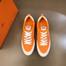 에르메스 HERMES 2021 SS H로고 투톤 오렌지 남성 슈즈 커스텀급