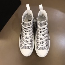디올 DIOR 2021 SS 캐릭터 투톤 하이탑 블랙 커플 슈즈 커스텀급