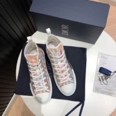 디올 DIOR 2021 SS 캐릭터 투톤 하이탑 멀티 커플 슈즈 커스텀급