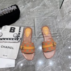 루이비통 LOUIS VUITTON 2021 SS 다미에 벨트버클 여성 다미에 슬리퍼 커스텀급