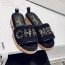 샤넬 CHANEL 2021 SS 체인 로고 트위드 블랙 여성 슬리퍼 샌들 커스텀급