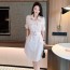 디올 DIOR 2021 SS 포켓 벨트장식 카라 여성 원피스 커스텀급