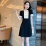 샤넬 CHANEL 2021 SS 투톤 프릴 여성 원피스 커스텀급