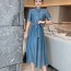 샤넬 CHANEL 2021 SS 포켓 리본장식 여성 원피스 커스텀급