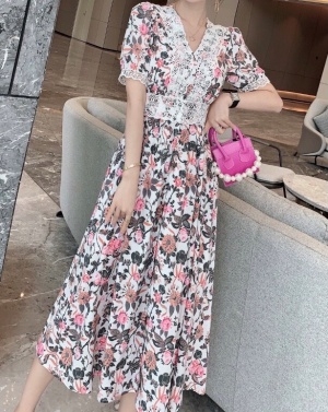 디앤지 D&G 2021 SS 플라워 레이스 여성 원피스 커스텀급