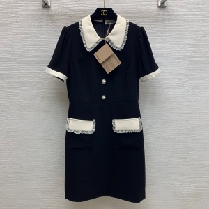 미우미우 MIUMIU 2021 SS 레이스 포켓 카라 여성 원피스 커스텀급