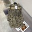 디올 DIOR 2021 SS 호피 스트라이프 니트 여성 원피스 커스텀급