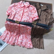 펜디 FENDI 2021 SS 캐릭터 프린트 여성 원피스 커스텀급