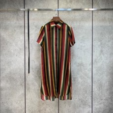디올 DIOR 2021 SS 스트라이프 카라 벨트 여성 원피스 커스텀급