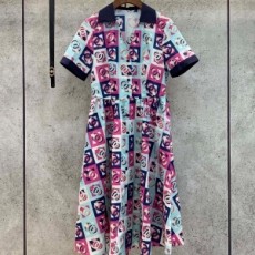 샤넬 CHANEL 2021 SS 캐릭터 카라 여성 원피스 커스텀급