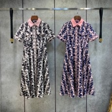 샤넬 CHANEL 2021 SS 캐릭터 프린트 여성 원피스 커스텀급