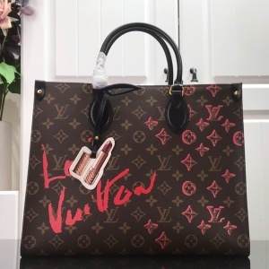 루이비통 LOUIS VUITTON 2021 SS 캐릭터 모노그램 온더고 MM 토트백 M45039 커스텀급