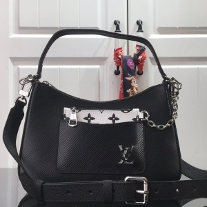 루이비통 LOUIS VUITTON 2021 SS 투톤 마렐 블랙 핸드백 M80688 커스텀급