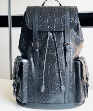 구찌 GUCCI 2021 SS GG 앰보스 블랙 백팩 625770 커스텀급