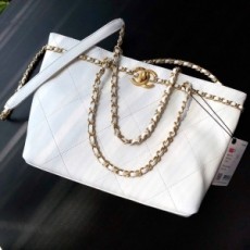 샤넬 CHANEL 2021 SS 빈티지 체인 쇼퍼백 화이트 AS2374 미러급