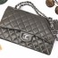 샤넬 CHANEL 2021 SS CF 클래식 페이던트 라지 딥그레이 플랩백 A1113 미러급