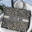 디올 DIOR 2021 SS 호피무늬 캐릭터 북 토트백 라지 M1286 미러급