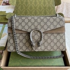 구찌 GUCCI 2021 SS 디오니소스 미듐 체인 숄더백 쟈가드그레이 400249 미러