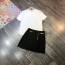 셀린느 CELINE 2021 SS 큐빅 악세사리 여성 반팔티 스커트 세트 커스텀급