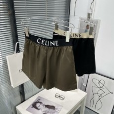 셀린느 CELINE 2021 SS 로고 투톤 라인 여성 반바지 커스텀급