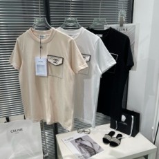 샤넬 CHANEL 2021 SS 포켓 로고 여성 반팔티 커스텀급