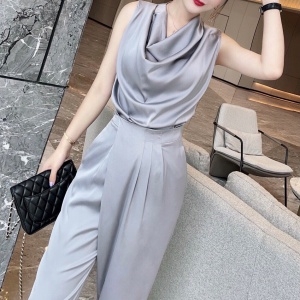 발렌티노 VALENTINO 2021 SS 민소매 여성 블라우스 바지 세트 커스텀급