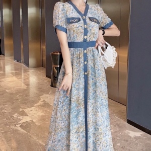 구찌 GUCCI 2021 SS 플라워 데님라인 여성 원피스 커스텀급