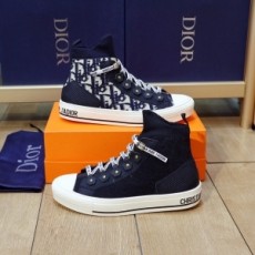 디올 DIOR 2021 SS 투톤 로고 커플 하이탑 슈즈 커스텀급